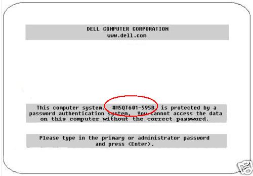 clear unknown bios password dell